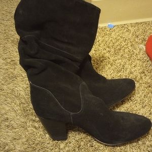 Franco fortini heel boots black 9 1/2
